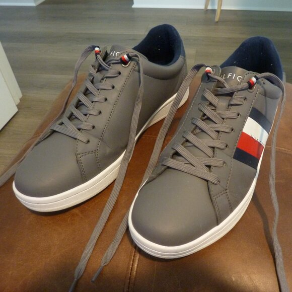 Tommy Hilfiger Gray Sneakers Men's US Size 12 - Picture 1 of 11
